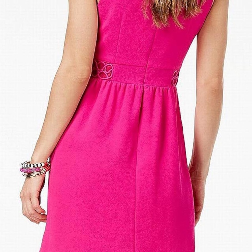 Trina Turk Vibrant Pink Strapless Dress - Picture 2 of 4